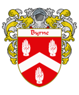Byrne Family Crest / Coat of Arms JPG and PDF - Instant Download - $2.90