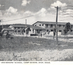 Ayer Massachusetts School Camp Devens Postcard Vintage Cooks Bakers Chef - $9.95