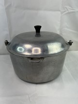 Vintage Majestic Cookware Aluminum Dutch Oven Kettle With Lid 5 Quart w/... - $31.19