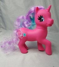 Gi-Go Wonder Pony Land Pink Unicorn with Purple Aqua Hair Shooting Stars - £4.75 GBP