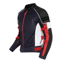  Motorcycle Jacket For Men&#39;s Streetwind Pro Riding Jacket - Dark Navy - £218.07 GBP