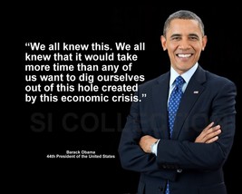 Barack Obama &quot;We All Knew This. We All Knew That...&quot; Quote Photo Various Sizes - £3.87 GBP+