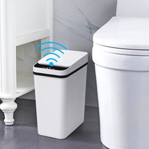 Bathroom Smart Touchless Trash Can 2.2 Gallon Automatic Motion Sensor Ru... - £35.25 GBP