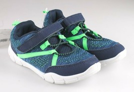 Sólo Uno Usted Carter&#39;s Niños Azul Verde Everett Zapatillas 12 Ee. Uu. - $19.98
