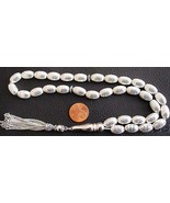 Prayer Beads Large Tesbih All Sterling Silver - Impressive and Heavy 2 T... - £434.45 GBP