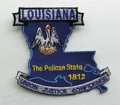 Louisiana Pelican Us State Embroidered Patch X 3 Inches - £4.53 GBP