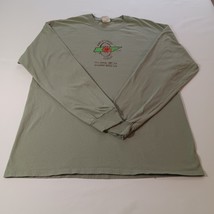 Hanes Beefy HEART OF TENNESSEE Mens Green Cotton T-Shirt Long Sleeve Sz ... - $191.28 MXN