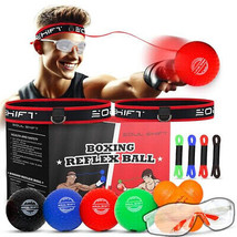 Soul Shift Boxing Reflex Ball with 2 Adjustable Headbands - MMA, Boxing ... - $72.89