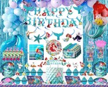 272 Pcs Little Mermaid Birthday Party Supplies, Party Decorations, Ariel... - $54.99