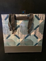 Papyrus Blue Green Gift Bag 11.5&quot; X 11.5&quot; X 6&quot; *NEW* h1 - £6.38 GBP