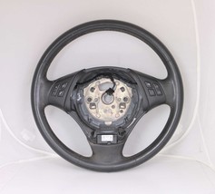 BMW E90 3-Series E91 Heated Leather Multifunction Steering Wheel 2006-2012 OEM - £116.77 GBP