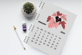 2023 Calendar Printable , 2023 Monthly Wall Calendar - £4.39 GBP