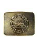 Vintage Brotherhood of Maintenance of Way Employees Belt Buckle Railroad... - $26.10