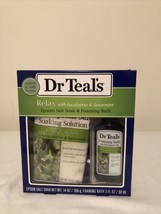 Dr Teal&#39;s Relax &amp; Relief Eucalyptus Spearmint Epsom Salt &amp; Foaming Bath Gift Set - £13.43 GBP