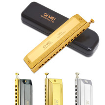 C Key 16 Hole 64 Tone Chromatic Harmonica French Harp Mouth Organ Blues ... - £66.95 GBP