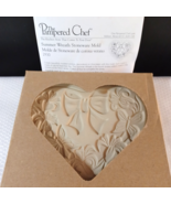 Pampered Chef Summer Wreath Heart Cookie Mold 2003 Vintage Stoneware NIB - €5,15 EUR