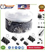Complete 110 PCS Binder Clips Set - Includes Extra Large to Mini for Fle... - $26.56 CAD