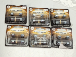 Lot of 6 GE Nighthawk 12V Automotive Incandescent Bulbs 211-2NH/BP2 7190... - $545.91 MXN