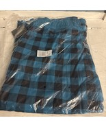 NEW Eddie Bauer Sleepwear Women&#39;s L Nordic Blue Plaid Pajama Bottoms Sle... - $40.60 CAD