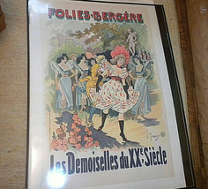 original French Poster Folies Bergere Les Demoiselles Trinquier Trianon ... - $699.99