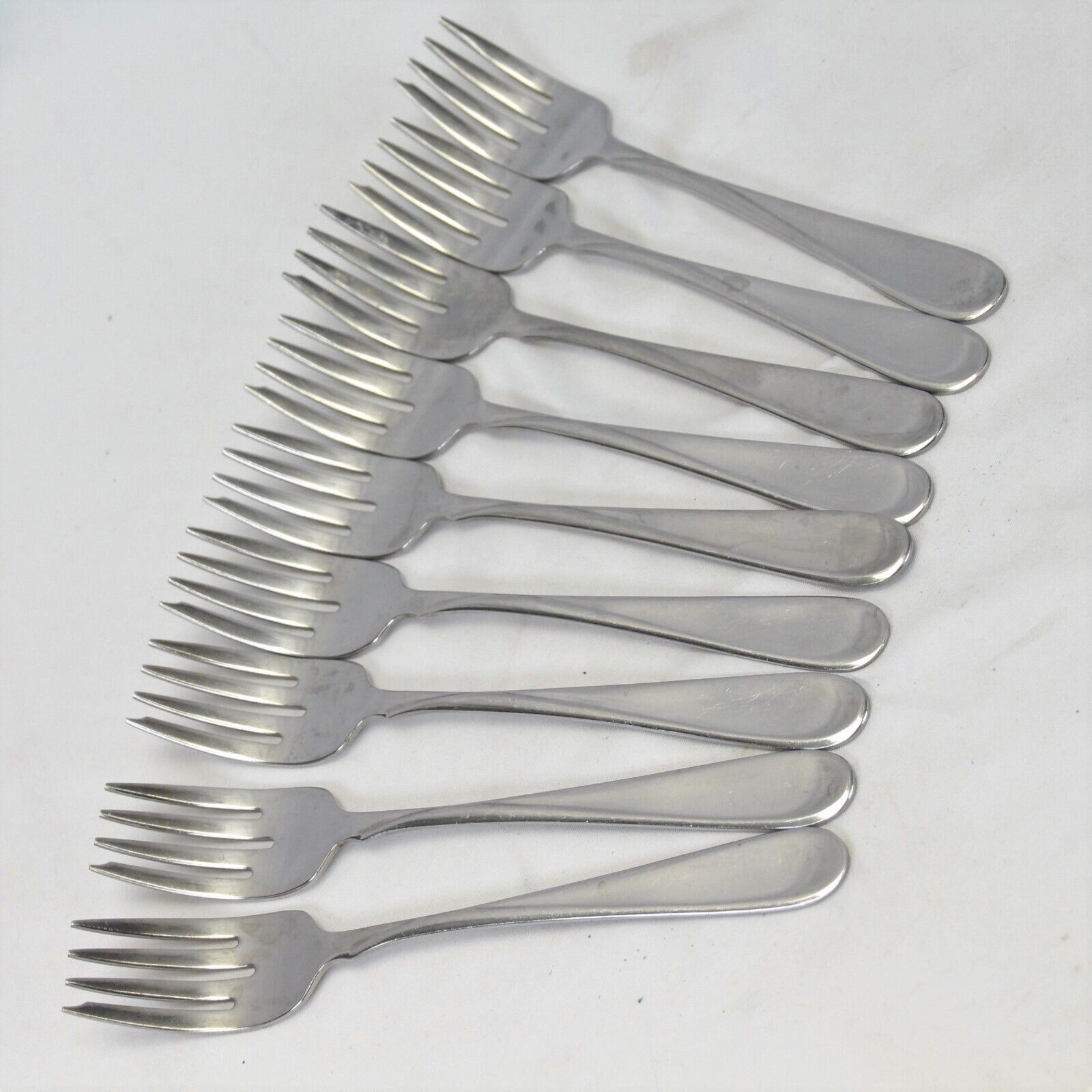 Primary image for Oneida Flight Reliance Salad Forks Glossy 6 5/8" Lot of 9