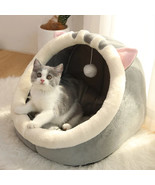 Pet Tent Cave Bed for Cats Small Dogs Self-Warming Cat Tent Bed Cat Hut ... - $19.99+