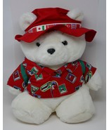 Dayton Hudson Marshall Fields 1993 Santabear World Traveler Plush - $29.99