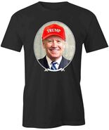 BIDEN TRUMP HAT TShirt Tee Short-Sleeved Cotton POLITICAL CLOTHING S1BCA560 - $21.03+