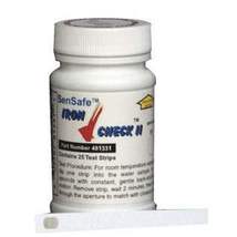 Sensafe (481331) Iron Check II, (Fe+2); Bottle of 25 Test Strips - $23.99