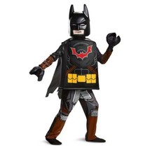 Boys Lego Batman Halloween Costume Dark Night Top Pants Mask Cape Hands-sz 10/12 - £21.04 GBP