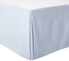 $170 Calvin Klein Home Solid Percale Double Row Cord King Bedskirt Size 78x80in - £38.26 GBP