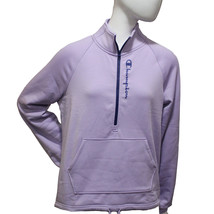 Champion Ladies&#39; Size Small, Qtr. Zip Pullover Sweatshirt, Purple - £15.62 GBP