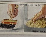 Wills Cigarette Tobacco Card Vintage #29 Whitening A Ceiling - $2.96