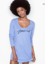 VICTORIA&#39;S SECRET Long Sleeve SLEEPSHIRT Size: LARGE New Bombshell - £55.03 GBP