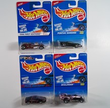 4 Mattel Hot Wheels Cars - Pontiac Banshee, Skullrider, Twang Thang, Ferrari 355 - $10.50