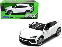 Lamborghini Urus White &quot;NEX Models&quot; 1/24 Diecast Model Car by Welly - £31.22 GBP