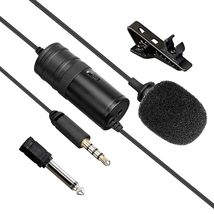 iDance Lavalier Microphone for Cell Phone, Wired Lapel Clip On Small Mic... - $40.10