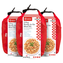 Readywise American Red Cross 2 Day Ready-To-Go Meal Kit - 3-Pack - £161.93 GBP