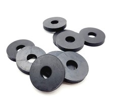 1/2&quot; ID Rubber Flat Washers 1 1/4&quot; OD Spacers Gaskets 3/16&quot; Thick Oil Re... - £8.43 GBP+