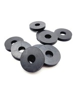 1/2&quot; ID Rubber Flat Washers 1 1/4&quot; OD Spacers Gaskets 3/16&quot; Thick Oil Re... - £8.43 GBP+