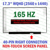 17.3&quot; Ne173qhm-ny5 Laptop Display Screen Qhd Led 165hz 40 Pin - £94.46 GBP