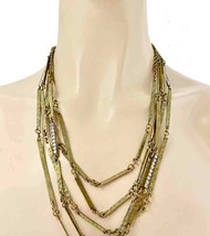 Lisa Oswald Collection Multi Layered Long Necklace By Sorrelli, Casual Chic - £132.58 GBP