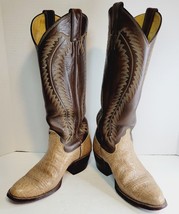 Justin Womens Size 5.5B Shoes Brown Leather Western Cowboy Boot - £54.51 GBP