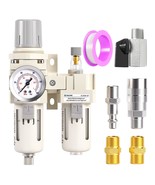 Tailonz Pneumatic 3/8 Inch Npt Air Filter Pressure Regulator, Manual Dra... - $63.02 CAD