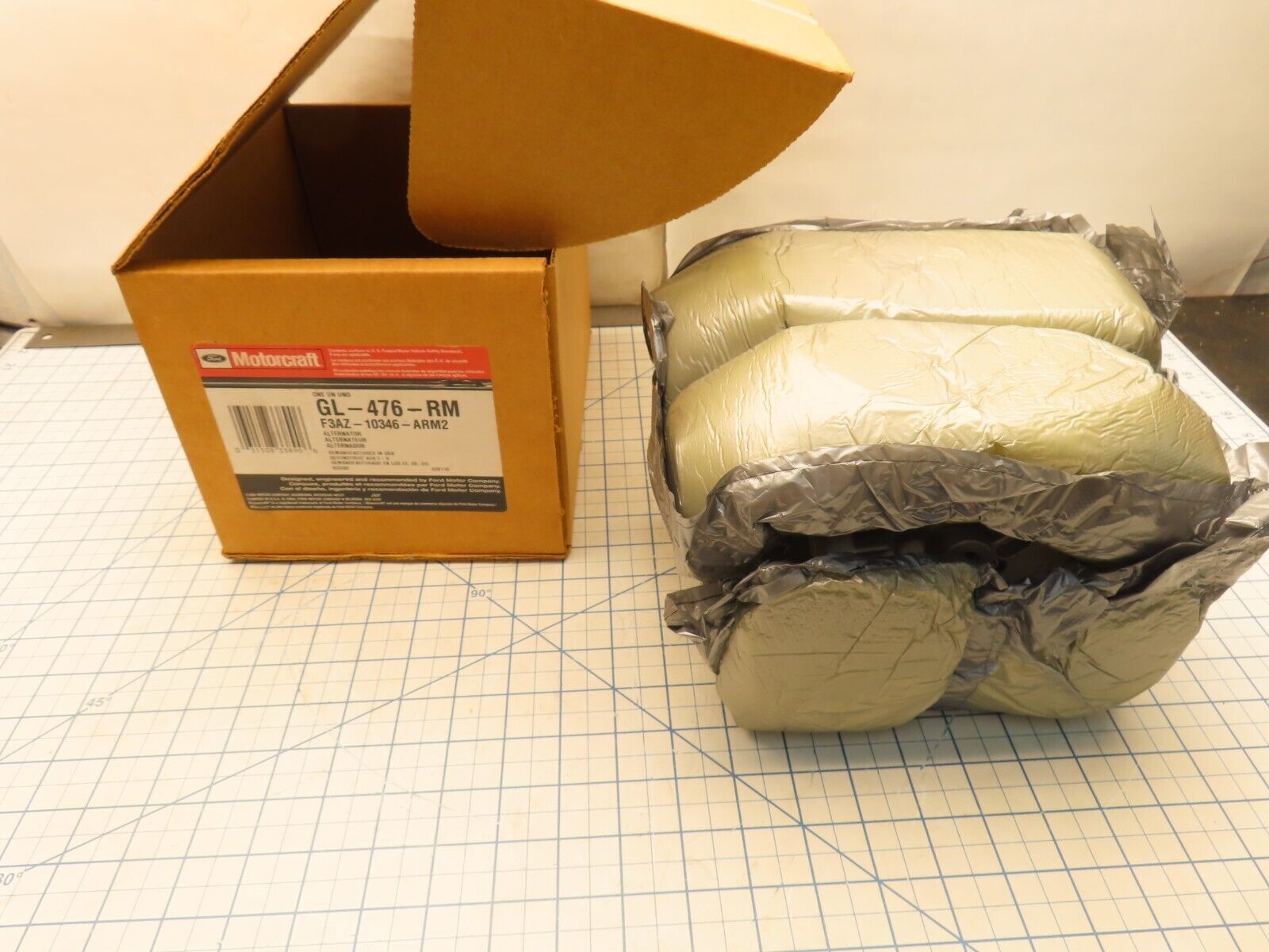 Ford F3AZ-10346-ARM2 ARM1 Alternator GL-476-RM Factory Foam Packed No Core - $135.43