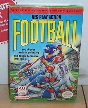 Vintage Nintendo PLAY ACTION FOOTBALL Video Game NES Complete CIB - $95.59