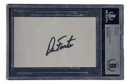 Dan Fouts San Diego Chargers Signed Slabbed Index Card BAS - £53.02 GBP