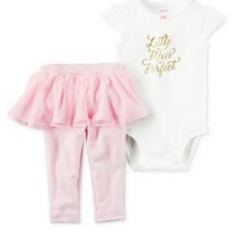 Carters 2-pc. Little Miss Perfect Bodysuit and Tutu Leggings Set, Size 6... - $18.00