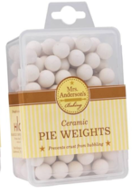 Mrs. Anderson’s Baking 108 Ceramic PIE WEIGHTS Beans, White - $0.99
