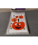 Halloween Zipper Seal Decorated Bags Vintage Pumpkin Style 40pc 3x5 Craf... - $9.50